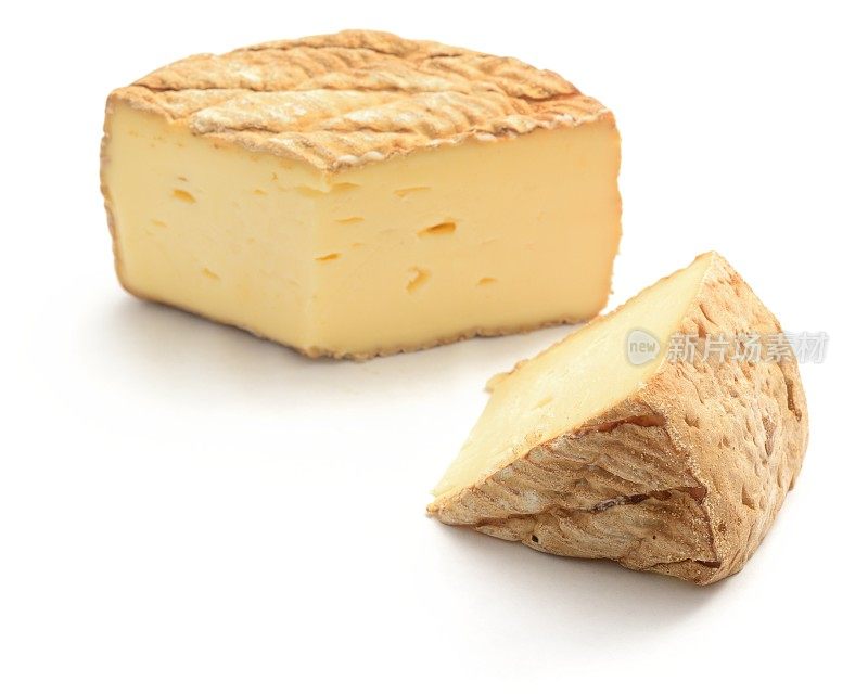 Tomme de Savoie奶酪和切片